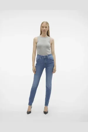 VERO MODA Skinny fit jeans in medium denim