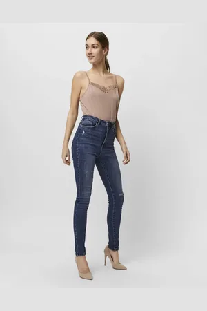 VERO MODA Skinny fit jeans in medium denim
