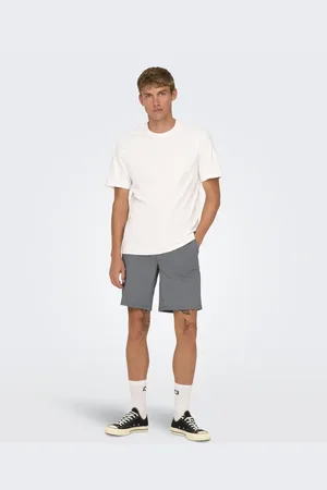 Only & Sons Chino shorts in medium melange