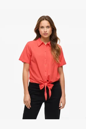 VILA Short sleeved shirt in dubarry