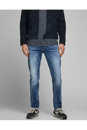 JACK & JONES Mike straight leg jeans stone washed denim