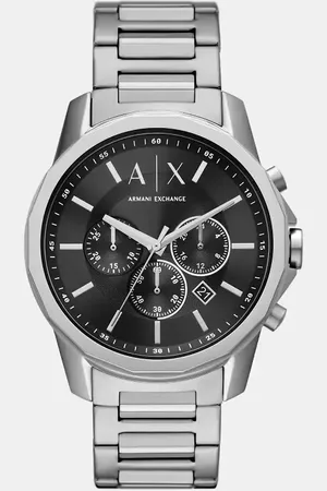 Armani Exchange Chronograph stainless steel watch in