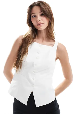 Stradivarius Square neck waistcoat in