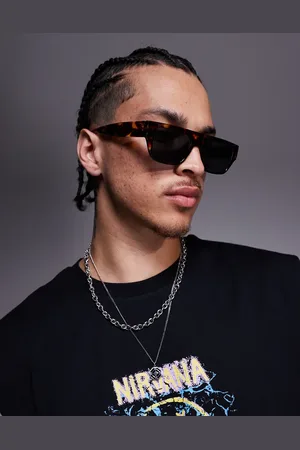 ASOS Flatbrow sunglasses with dark tortoiseshell frame and smoke lens