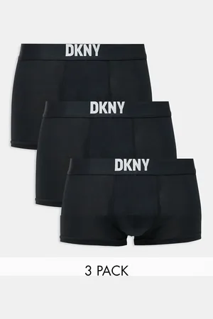 DKNY 3 pack new york modal trunks in