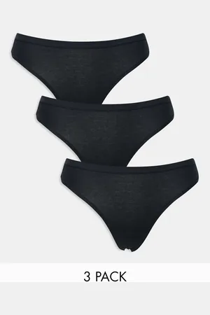 Lindex Carin 3-pack cotton thong in