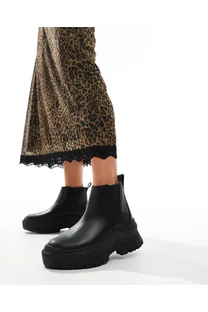 Timberland Roxie Lane chunky chelsea boots in leather