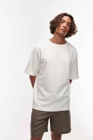 ARKET Heavyweight boucle jersey oversized t-shirt in