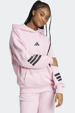 adidas Future icons 3-stripes hoodie in true