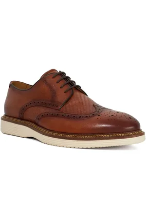 Dune Benidictus brogues shoe in tan