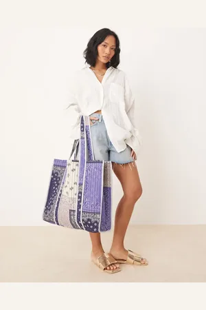 ASOS Quilted patchwork tote bag