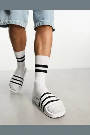 adidas Adilette sliders in and black