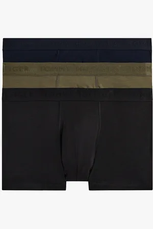 Tommy Hilfiger 3-pack everyday luxe tonal logo trunks in multi