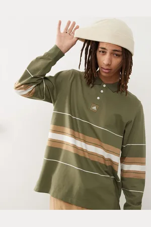 adidas Striped Polo Shirt Q1 in