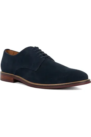 Dune Stanley suede brogues shoe in navy