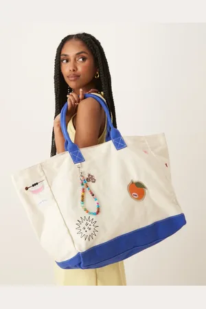 Beck Söndergaard Camila canvas tote bag in patch print