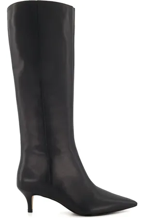 Dune Wide fit smooth boots shoein