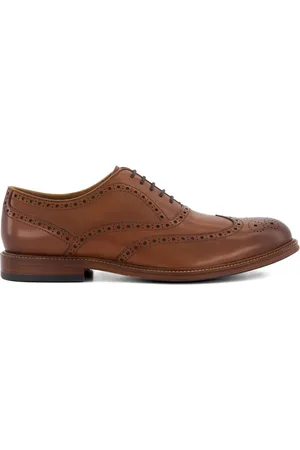 Dune Solihull brogues shoe in tan