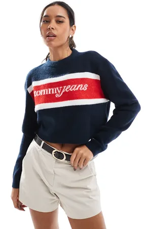 Tommy Hilfiger Colour-blocked jumper with wool in multi