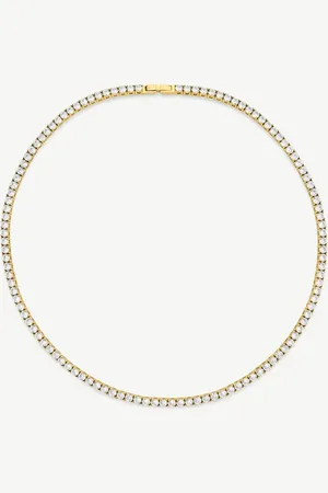 D. Louise Luxe waterproof tennis necklace 40cm in