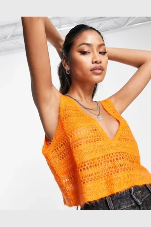 & OTHER STORIES Wool crochet vest in