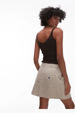 Carhartt Maeve double knee skirt in beige