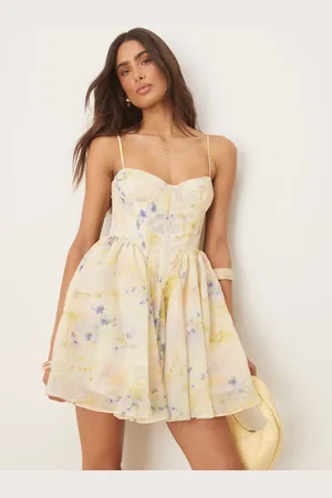 Bardot Ashta corset mini dress in soft