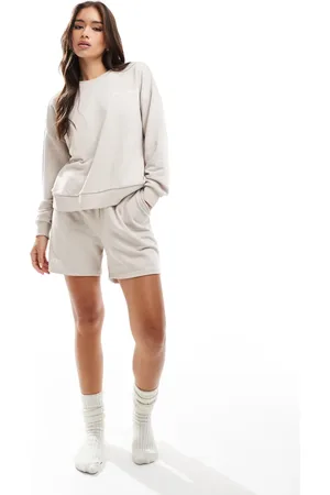 Pieces® Mix and match sweatshirt in cream