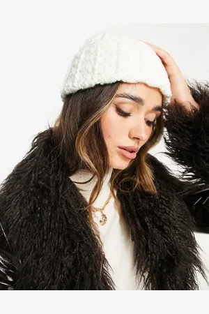 ASOS Crochet knit beanie in