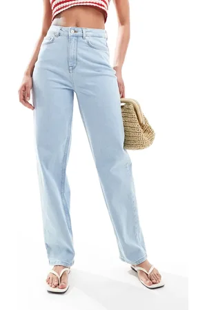 SELECTED Femme barrel fit jeans in washed