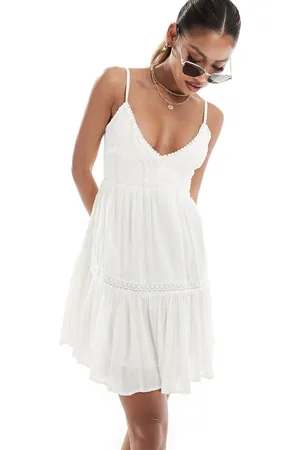 River Island Tiered mini dress in