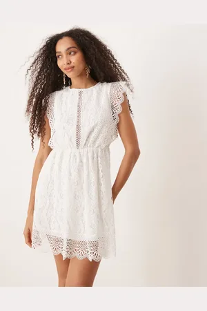 Gina Tricot Lace mini summer dress in