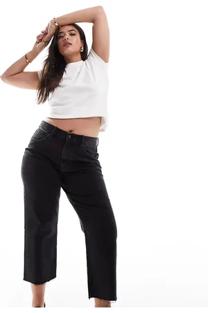 ASOS ASOS DESIGN Curve ankle grazer straight leg jean in