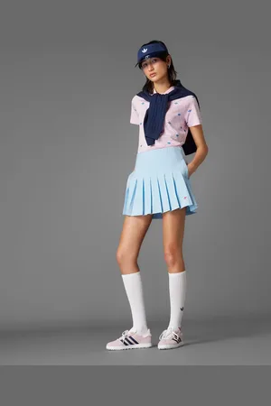 adidas Adidas Originals pleated golf skort in clear sky
