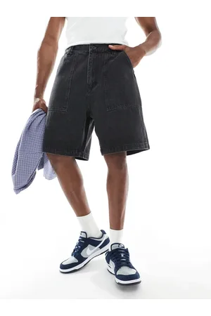 Santa Cruz Opus dot workwear shorts in black