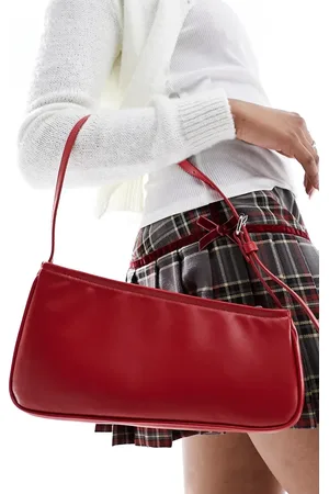 ASOS Asymmetric buckle shoulder bag in