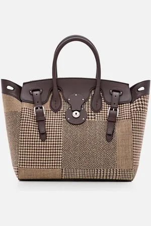 Ralph Lauren Soft Ricky 33 Handbag Brown TU
