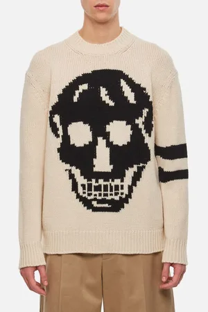 Alexander McQueen Skull Sweater Beige S