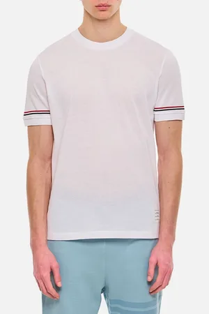 Thom Browne Ribbed Cuff T-shirt White 2