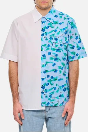 Marni Printed Shirt Sky blue 46