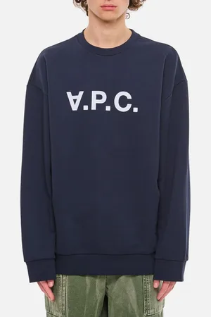 A.P.C. Eliot Cotton Sweatshirt Blue S
