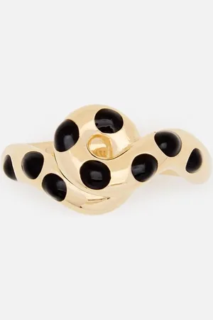 BEA BONGIASCA Chonky Wave Polka Dots Ring Gold 12
