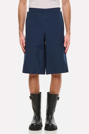 Bottega Veneta Bermuda Cotton Shorts Blue 44