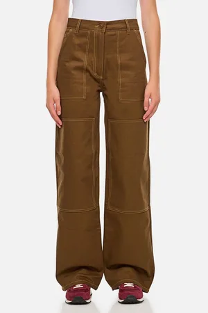 Cecilie Bahnsen Omega Trousers Denim Brown 8