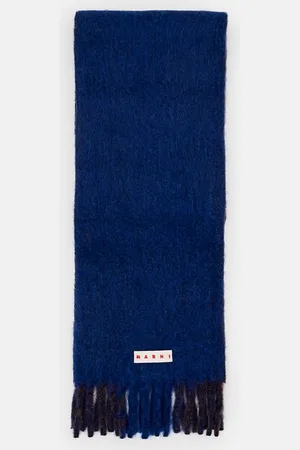 Marni Wool Scarf Blue TU
