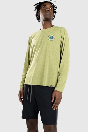 Patagonia Cap Cool Daily Graphic Longsleeve Lycra buckhorn gree