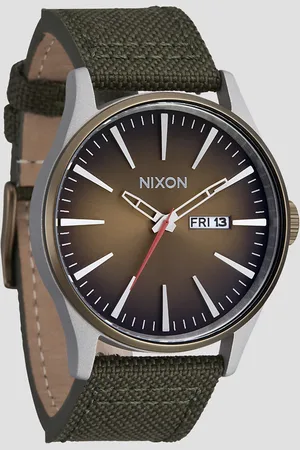 Nixon Sentry Nylon Watch asphalt