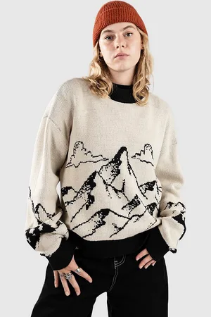 Blue Tomato Landscape Knit Pullover eggwhite