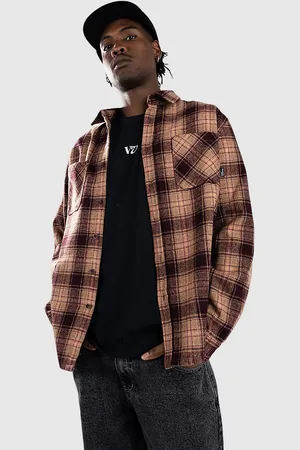 Blue Tomato Flannel Over Shirt chocolate