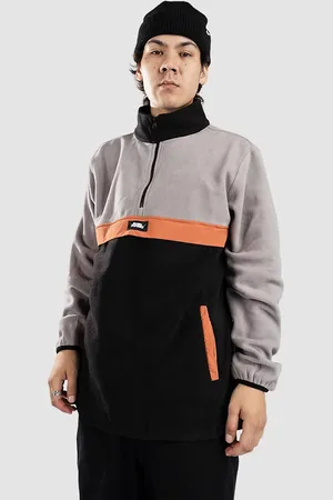Blue Tomato 1/4 Placket Sweater blac